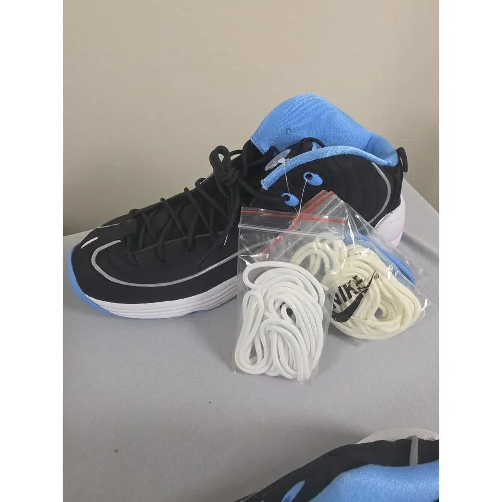 NEW Nike Air Penny 2 Social Status Playground Black Blue Men's 10 DM9132-001